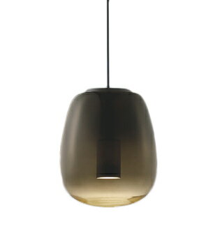 乐天商城 - コイズミ照明 AP54850 LEDペンダントライト Minimal Rustic Gradation×glass 白熱球40W相当 プラグタイプ 電気工事不要 非調光 温白色 照明器具 天井照明 吊下げ