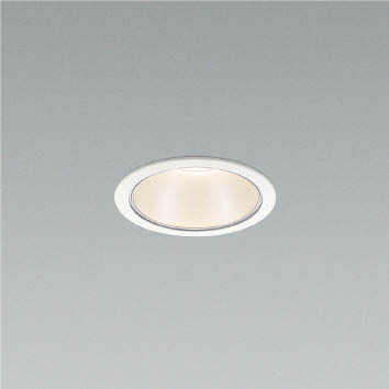 コイズミ照明 AD53347 LEDベースダウンライト 埋込穴φ75 100-242V対応 電源一体型 シルバーコーン 1000lmクラス 白熱球100W相当 50°配光 非調光タイプ 温白色 施設照明