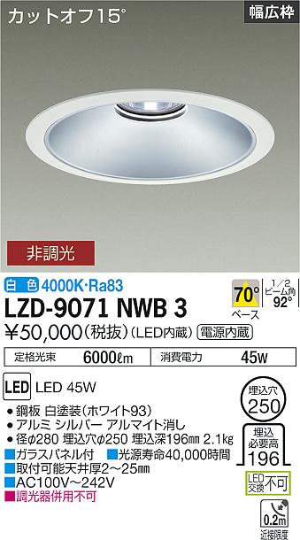 ŵ LZD-9071NWB3 LED١饤 250 5500饹 CDM-TP150W Ÿ¢ åȥ15 Сޥåȥ ˥塼 70۸  Ĵ ߾