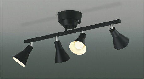 Rakuten - コイズミ照明 AA56100 LED可動シャンデリア 4灯 電球色 リモコン付 白熱球60W×4灯相当 非調光 電気工事不要 コイズミ照明 照明器具 天井照明 おしゃれ リビング