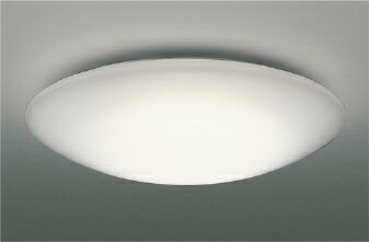 ★コイズミ AH55721 LEDシーリングライト 8畳用 温白色 調光可 リモコン別売 電気工事不要 照明器具 リビング向け 天井照明 【〜8畳】