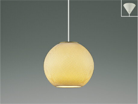 Pendant Lamps - コイズミ AP55582 和風LEDペンダントライト Japan Minimal 味澤製糸 絹 電球色 白熱球40W相当 調光可 要電気工事 照明器具 天井照明 吊下げ