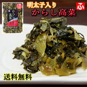 【送料込み最安値】【オニマル】からし高菜（明太子入り）300g×1袋【送料無料】