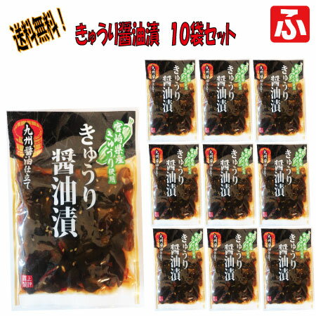 「品質に自信あり」無添加きゅうり醤油漬（上沖産業）100g×10袋【送料無料】