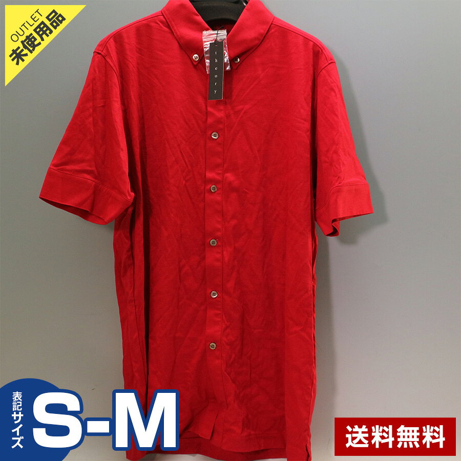 乐天商城 - 【アウトレット品】Theory セオリー 半袖シャツ 赤 メンズ S-Mサイズ◆305f13