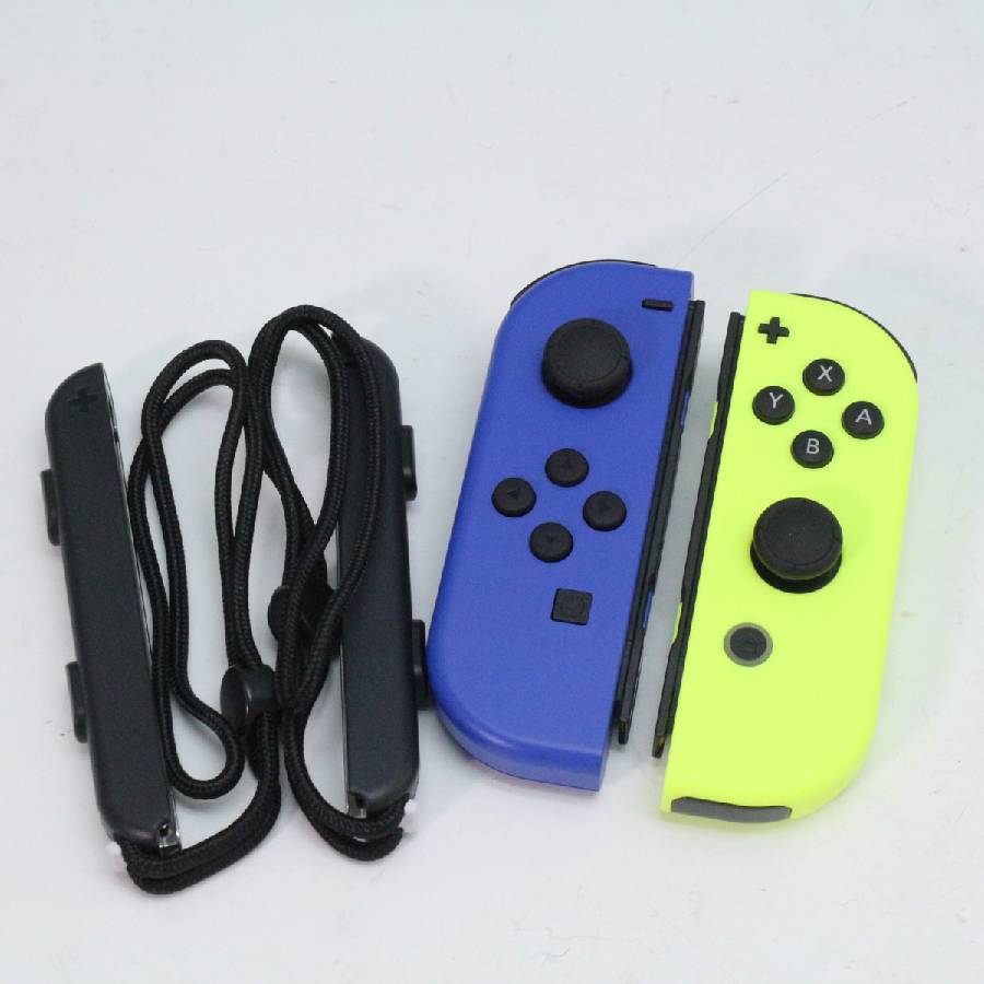たからぶねweb楽天市場店の【中古】美品 ニンテンドースイッチ Joy-Con ジョイコン ブルー/ネオンイエロー 任天堂 Switch◆464f02｜アングル2