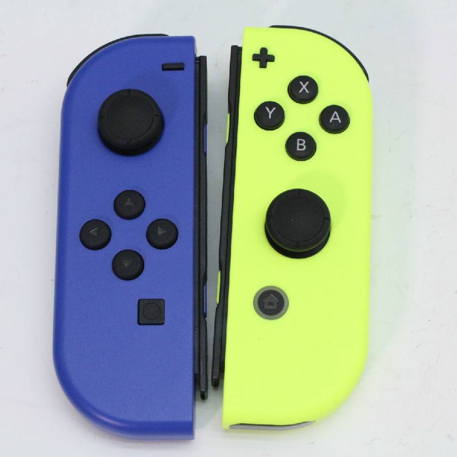 たからぶねweb楽天市場店の【中古】美品 ニンテンドースイッチ Joy-Con ジョイコン ブルー/ネオンイエロー 任天堂 Switch◆464f02｜アングル3