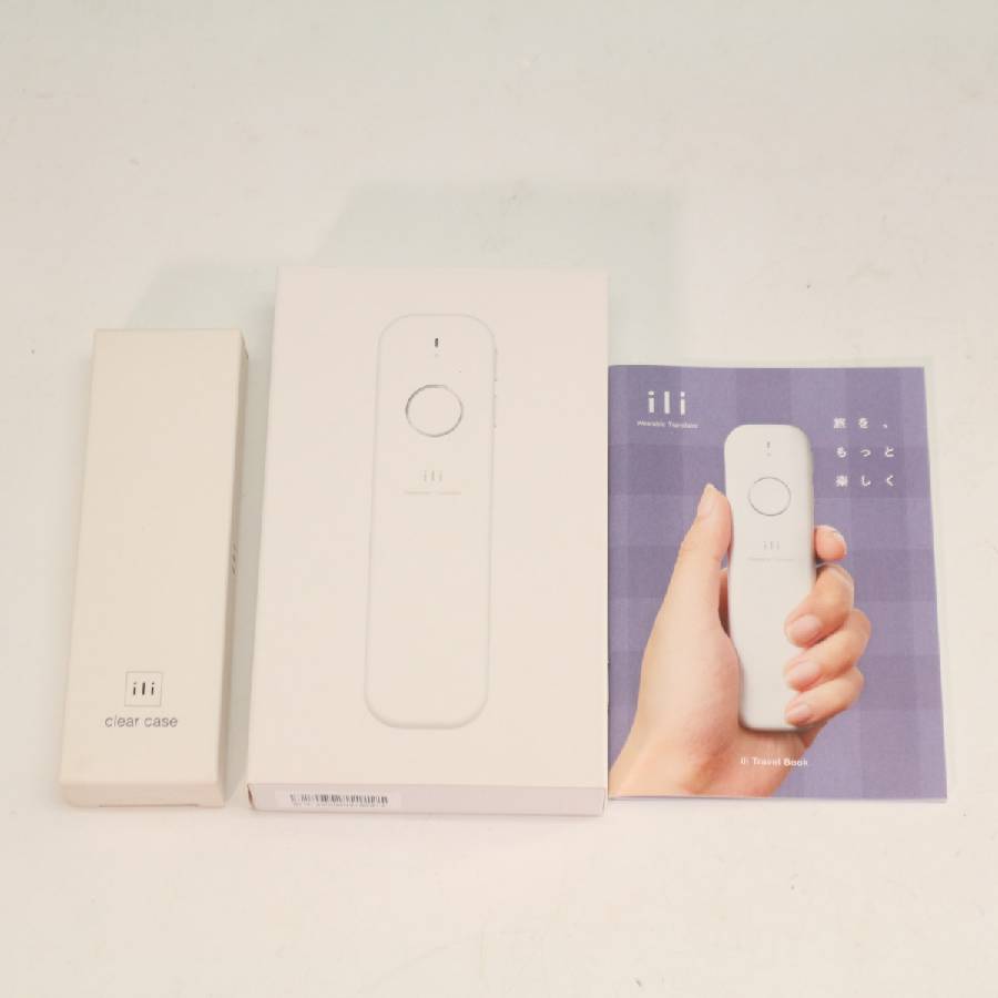 【アウトレット品】音声翻訳機 ili イリー オフライン Wi-Fi不要 クリアケース付属...