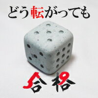 【石職人の手作り】合格（5か9）サイコロ【福井県産笏谷石（しゃくだにいし）】（合格祈願グッズ）