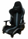【中古】 Bauhutte バウヒュッテ ゲーミング座椅子 LOC-950RR / キャスター付き リクライニング ゲーミングチェア 座椅子タイプ