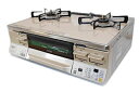 【中古】 リンナイ ガステーブル RTS65AWK14RG-CL LAKUCIE ラクシエ 都市ガス用 左強火力 水無し両面焼 (ココットプレートフタ欠品) 2...