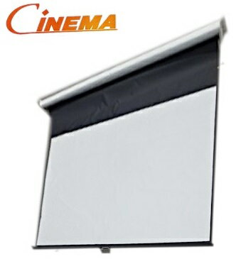 【中古】【発送不可・店頭受取】CINEMA シネマ　200インチ プロジェクタースクリーン 手動式  ...