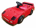 【中古】 トシマ　ペダルカー　Ferrari F40 フェラーリ　世界の名車シリーズ / 足漕ぎ 足こぎ 乗用玩具 車 おもちゃ 子供 キッズカー / レトロ 絶版 希少 レア / フロントガラス欠品