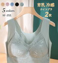 夏用ブラ SALE ブラジャーナイト 2枚セット ブラ ブラトップ 冷感 ブラ送料無料 夏用ブラ ブラジャー 夏用 ブラジャー 大きいサイズ ノンワイヤー 軽い...