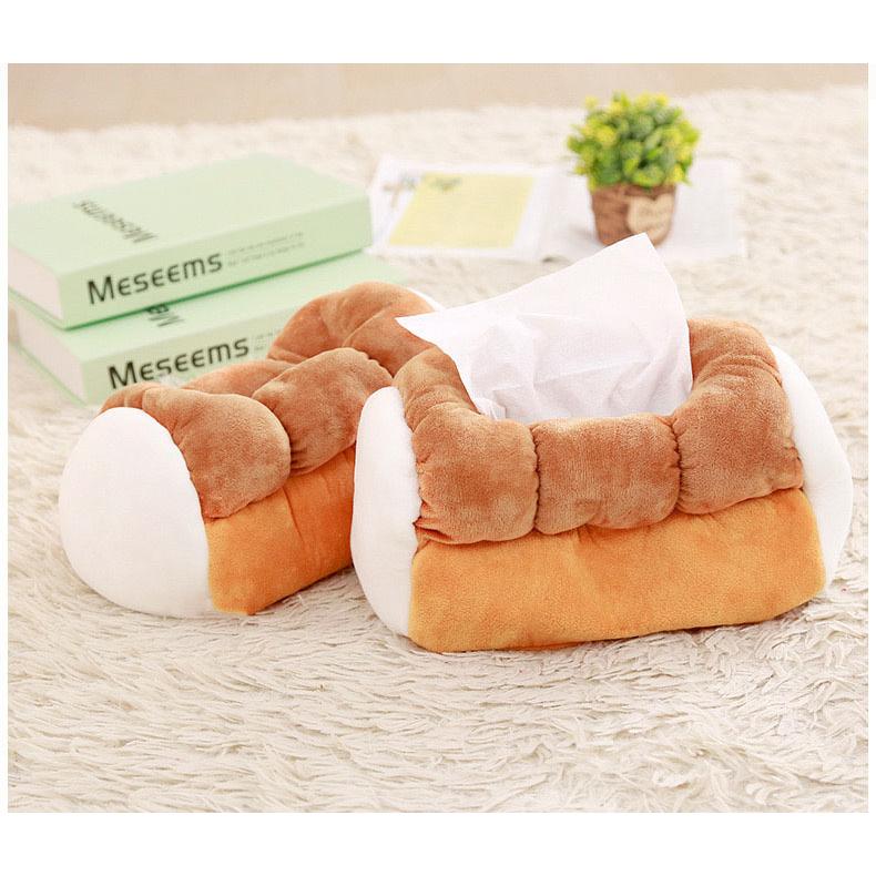 ティッシュケース おしゃれ 食パン おもしろ かわいい ふわふわ ぱん ティッシュカバー [3]