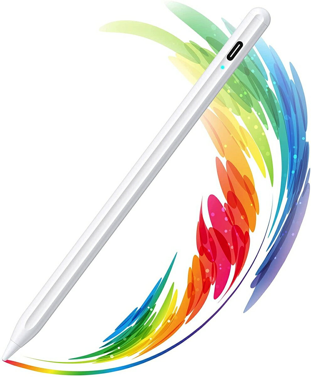 タッチペン 全機種対応 スタイラスペン タッチペンipad 極細 超高感度Androidタブレット対応 磁気吸着機能対応 充電式 スマホ ペン