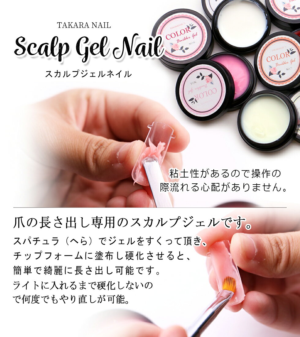 【30％OFFクーポン配布中】【クリアジェル】スカルプジェル　ネイル　長さ出し【メ...
