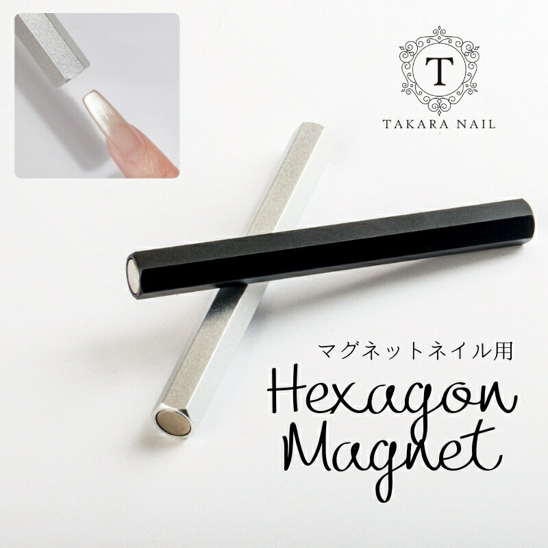 マグネット ヘキサゴンマグネット 六角形 スティック 強力マグネット キャッツアイジェル　磁石【メール便対応】ギャラクシーネイル