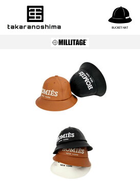 MILLITAGE HOMIES NEW YORK BUCKET HAT ホーミーズ ニューヨーク バケットハット キャップ 帽子 スナップバック