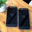 iPhone case simple heart mirror iPhoneケース ハート ミラー シンプル ブラック アイフォン X 8 7 6s 6 8プラス 7プラス 6sプラス 6プラス ブランド デザインケース スマートフォンケース スマホケース スマホカバー アイフォンケース