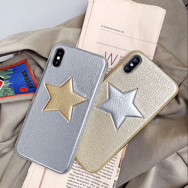 iPhone Design Case Lucky Star iPhone ケース ラッキー スター 星 レザー キャラクター 立体的 アイフォンXR Xs Max Xs X 8 7 8 7プラス ブランド デザイン スマートフォン スマホケース スマホカバー アイフォンケース