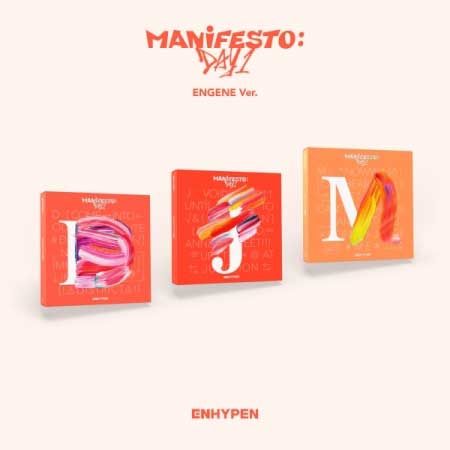 【7/5 韓国発売】【予約販売】【1種選択】ENHYPEN エンハイプン【MANIFESTO : DAY 1 (ENGENE ver.) 】ヒスン ジェイ ジェイク ソンフン ソヌ ジョンウォン ニキ アルバム ボーイズグループ CJ 韓国音楽【送料無料】