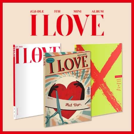 【10/18 韓国発売】【予約販売】【初回限定ポスターなしCDのみ】(G)I-DLE ジー アイドゥル ヨジャ アイドゥル 5TH MINI ALBUM【I LOVE】 5集 ミニ アルバム ミヨン ミンニ ソヨン ウギ シュファ【韓国版】韓国音楽チャート反映 CUBE【送料無料】のサムネイル