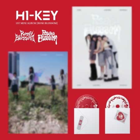 【2023/1/5 韓国発売】【予約】【2種セット】H1-KEY ハイキー 1ST MINI ALBUM【Rose Blossom】1集 ミニ アルバム ハイキ ソイ リイナ イェル フィソ【韓国版】韓国音楽チャート反映 【送料無料】