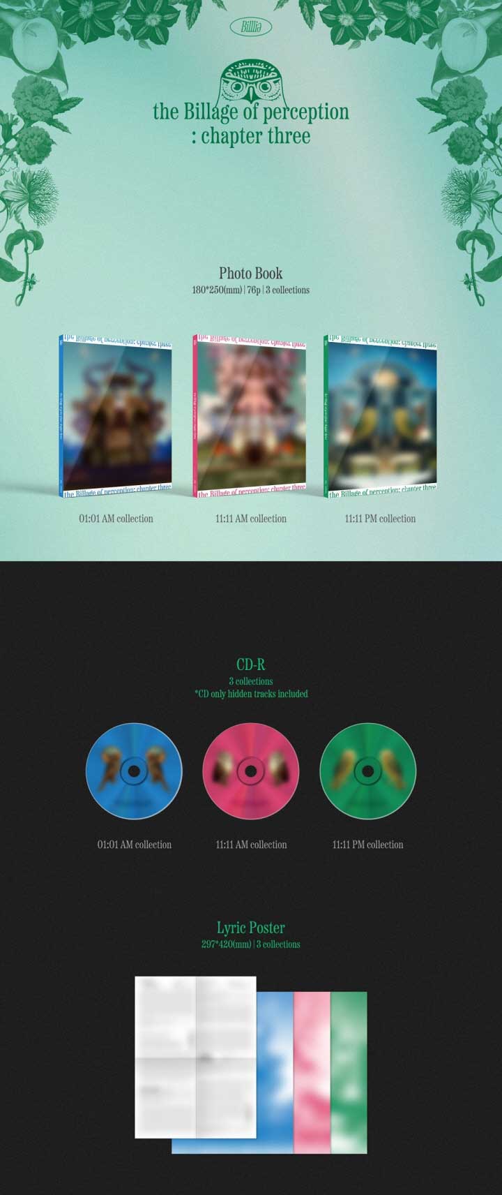 【3/29 韓国発売】【予約】【初回限定ポスターなしCDのみ】Billlie ビリー 4TH MIN...