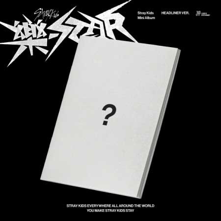 楽天takaranoshima 楽天市場店【11/10 韓国発売】【予約】Stray Kids ストレイキッズ MINI ALBUM【樂-STAR】HEADLINER VER. ミニ アルバム ROCK STAR ロック スター ストレイキッズ SKZ ストレイキッズ スキズ JYP 韓国音楽チャート反映 送料無料 日本国内発送