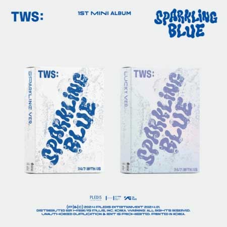 楽天takaranoshima 楽天市場店【2024/1/22 韓国発売】【予約】【2種セット】TWS トゥアス 1ST MINI ALBUM【Sparkling Blue】1集 ミニ アルバム SEVENTEEN セブンティーン 弟分 後輩 シニュ ドフン ヨンジェ ジフン ハンジン ギョンミン 韓国音楽チャート反映 PLEDIS【送料無料】【日本国内発送】