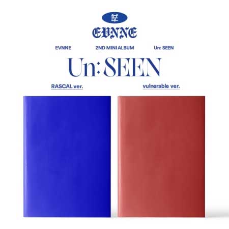 【1/23 韓国発売】【予約】【2種セット】【初回限定ポスター丸めて】EVNNE イブン 2ND MINI ALBUM【Un: SEEN】 2集 ミニ アルバム【韓国版】BOYS PLANET ボイプラ オーディション番組 韓国音楽チャート反映 送料無料 日本国内発送