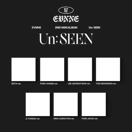 【1/23 韓国発売】【予約】【メンバー バージョン 選択】EVNNE イブン 2ND MINI ALBUM【Un: SEEN】Digipack ver. 2集 ミニ アルバム【韓国版】BOYS PLANET ボイプラ オーディション番組 韓国音楽チャート反映 送料無料 日本国内発送