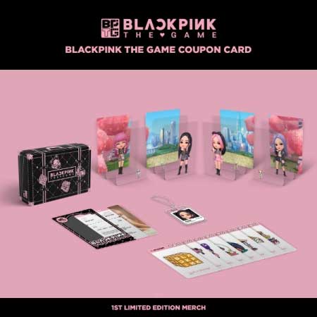 楽天takaranoshima 楽天市場店【6/13 韓国発売】【予約販売】BLACKPINK ブラックピンク【BLACKPINK THE GAME COUPON CARD】ブラックピンク ザ ゲーム クーポン カード ジス ジェニー ロゼ リサ YG【韓国版】韓国音楽【送料無料】【日本国内発送】