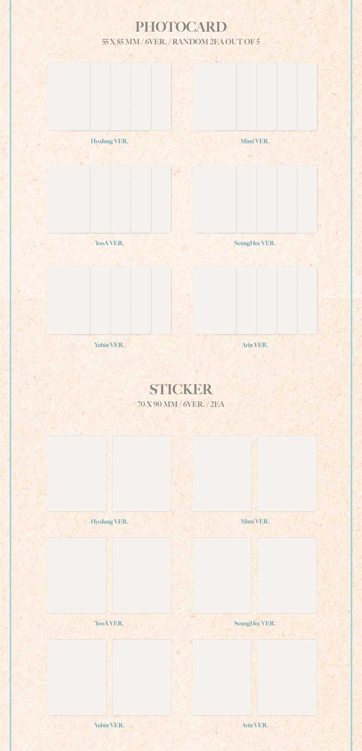 [7/24 Lanzamiento en Corea] [Reserva] OH MY GIRL OMIGAR 9TH MINI ALBUM [Golden Hourglass] POCA ALBUM 9 Episodio Mini Álbum [Corea] Hojong Mimi Yuah Sunghi Yuvin Alin Reflejo de la música coreana WM [Envío gratuito] — vista 3