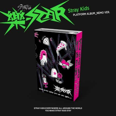 【11/10 韓国発売】【予約】Stray Kids ストレイキッズ MINI ALBUM【樂-STAR】PLATFORM ALBUM_NEMO VER. ミニ アルバム ROCK STAR ロック スター ストレイキッズ SKZ ストレイキッズ スキズ JYP 韓国音楽チャート反映 送料無料 日本国内発送