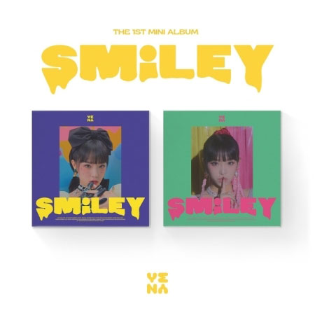 【2/10発売】【2種セット】【2次予約販売】 CHOI YENA チェ イェナ 1ST MINI ALBUM 【SMiLEY】スマイリー 1集 ミニ アルバム IZ*ONE アイズワン 元 IZONE YUE HUA 韓国音楽【送料無料】