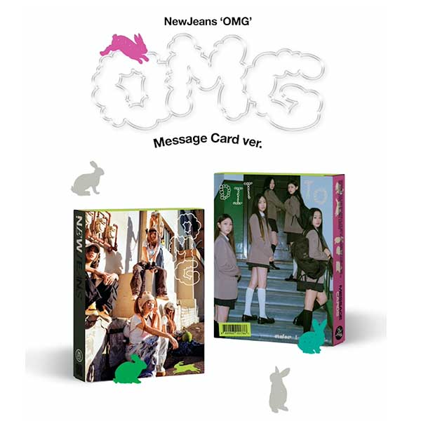 【2023/1/2 韓国発売】NewJeans ニュージーンズ 1ST SINGLE ALBUM【OMG】Message Card ver. 1集 シングル アルバム 【韓国版】韓国音楽チャート反映 ADOR【送料無料】