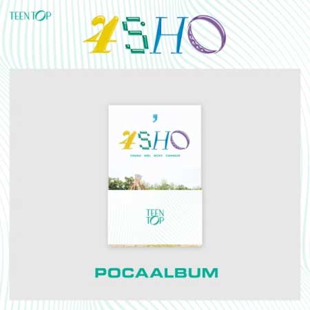 楽天takaranoshima 楽天市場店【7/5 韓国発売】【予約】TEEN TOP ティーントップ【4SHO】POCA ALBUM チョンジ ニエル リッキー チャンジョ【韓国版】 韓国音楽チャート反映 送料無料 日本国内発送