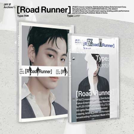 【2024/11/29 韓国発売】【予約】【2種セット】JAY B ジェイビー GOT7 ガットセブン 1ST ALBUM【Archive 1: Road Runner】1集 アルバム 【韓国版】GOT7 リーダー JB Lim Jae beom イム ジェボム 韓国音楽チャート反映 【送料無料】【日本国内発送】のサムネイル