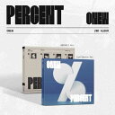 【2025/7/15 韓国発売】【予約】【2種セット】ONEW オンユ 2ND ALBUM【PERCENT】Digipack Ver. 2集 アルバム 韓国版 SHINee シャイニー 韓国音楽チャート反映 SM【送料無料】【日本国内発送】
