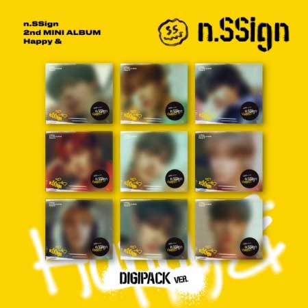 【2/16 韓国発売】【予約】n.SSign エヌサイン 2ND MINI ALBUM【Happy &】Digipack ver. 2集 ミニ アルバム ABEMA 日韓男女 グローバル オーディションプ ロジェクト番組 青春スター アイドル派 New Star Sign エンサイン 韓国音楽チャート反映 送料無料 日本国内発送