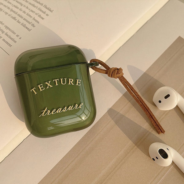 AirPods Texture Natural Case テ