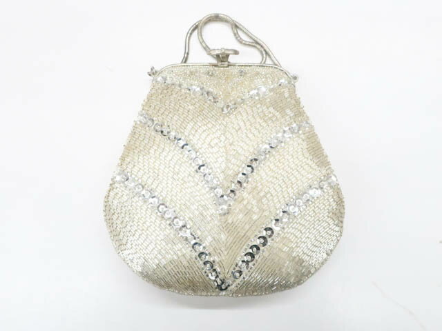 【中古】【着物】和装小物　ビーズバッグ　スパンコール　r7w02-408【リサイクル】宝の山