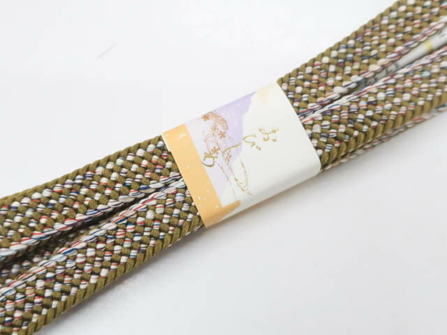 お買い物マラソンセール最大70%OFF【中古】【着物】和装小物　新品　帯締め　小川六角工房　未使用品　r7w03-1025【リサイクル】宝の山