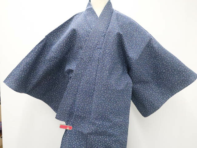 【中古】【着物】 浴衣 男物 男 コーマ地 古典文 身丈約137.5cm 裄丈約67cm r7z06-556【リサイクル】宝の山