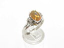 【中古】アクセサリー 指輪 PT900 ファイアオパール 天然ダイヤ付 D0.04カラット 17号 刻印入り 鑑別書付 kyo7w06-611【リサイクル】宝の山