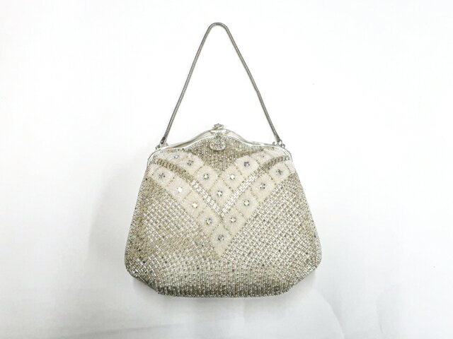 【中古】和装小物 ビーズバッグ ストーン付き kyo7w11-1707【リサイクル】宝の山