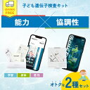 【お得なセット】子どもの能力遺伝子検査 X-Type × 協調性 遺伝子検査キット ※PDF版|DNA FACTOR 能力 才能 スポーツ 得意 特技 性格 塾...