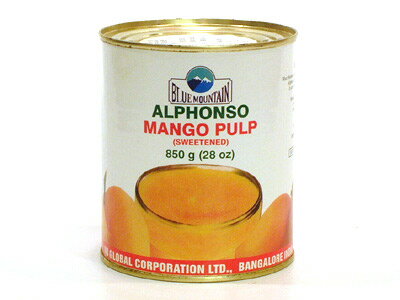 ブルーマウンテン アルフォンソマンゴーピューレ 缶 850g インド産 ブルーマウンテン アルフォンソマンゴーピューレ 缶 850g インド産